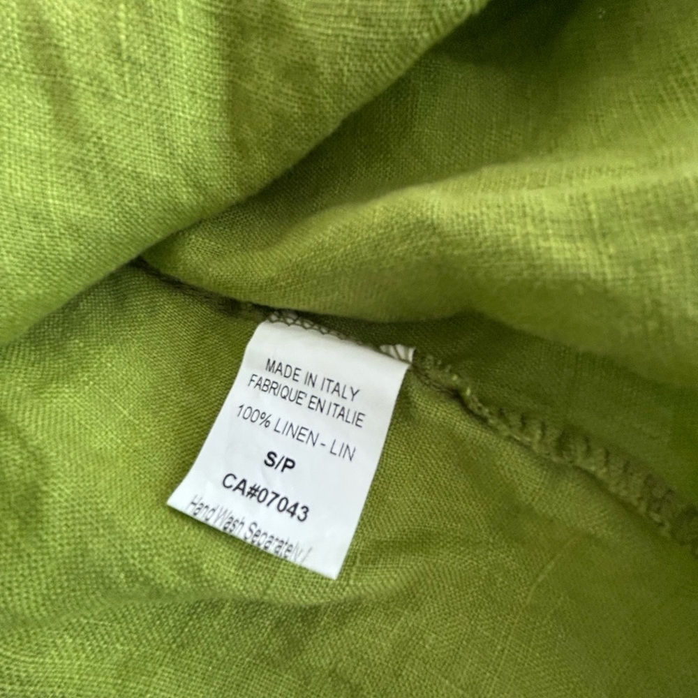 Green Ruffle Strap Tank Top - Picture 5 of 5